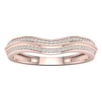 Zaručnički prsten od 16 karata s dijamantom od 10 karata od ružičastog zlata