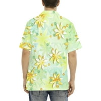 Muške havajske košulje za slobodno vrijeme modne široke košulje kratkih rukava klasične Ležerne bluze Na plaži s cvjetnim printom