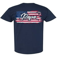 Majica sa zastavom u američkom stilu za muškarce, Pokloni za tatu, vintage majica sa zastavom Amerike za tatu, ja sam Amerikanac,