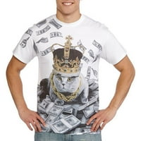 Money Cat Sublimation Muška grafička majica