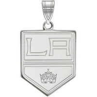Logoart Karat Bijelo zlato NHL Los Angeles kraljevi veliki privjesak