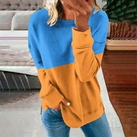 Topovi rasprodaja modna ženska majica dugih rukava ljetna labava bluza s gradijentnim printom vrhovi