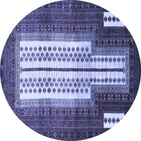 Tvrtka alt pere u stroju tradicionalne unutarnje Prostirke okruglog oblika u perzijskoj plavoj boji, promjera 7 inča