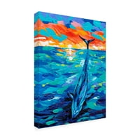 Zaštitni znak likovne umjetnosti 'Ocean Friends Bold II' Canvas Art by Carolee Vitelletti