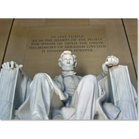 Zaštitni znak likovna umjetnost Lincoln Memorial Canvas Art by Cateyes