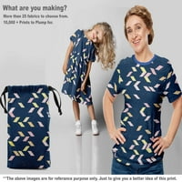 srednje plava baršunasta tkanina materijal za haljinu s geometrijskim uzorkom tkanina s otiskom širine dvorišta-16