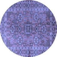 Tvrtka alt pere u stroju tradicionalne unutarnje Prostirke okruglog oblika u perzijskoj plavoj boji, promjera 6 inča