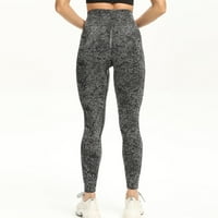 Ženske jogging hlače s printom i džepom visokog struka kratke joga hlače za trčanje