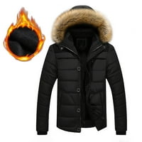 Zimske jakne za muškarce, Rasprodaja, Rasprodaja, Muška vanjska topla zimska debela jakna, kaput s kapuljačom, džepna jakna s patentnim