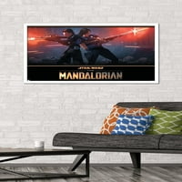 Ratovi zvijezda: Mandalorijanska sezona - poster na zidu leđa uz leđa, 22.375 34