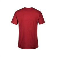Muška crvena majica s uzorkom u obliku slova U - Dizajn iz uzorka u obliku slova U.3