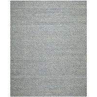 Tkani tepih od jute od prirodnih vlakana, Plava slonovača, 2' 6 10'