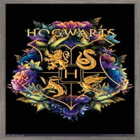Čarobni svijet: Hari Potter - zidni plakat s grbovima cvjetne kuće, 14.725 22.375