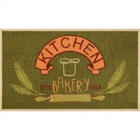 Dobro tkani kraljevi Court Kitchen Bakery kuhinja zelena prostirka prostirka