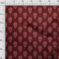 Jednobojna Georgette viskozna tkanina s cvjetnim printom širine dvorišta