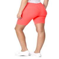 Ženske rastezljive kratke hlače visokog struka za vježbanje aktivnog trčanja jednobojne biciklističke kratke hlače