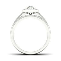 CT TDW Diamond S sterling srebrni prsten