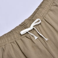 Donje rublje, ženske ljetne kratke hlače s cvjetnim printom, pamučne hlače za plažu s vezicama, hlače za vježbanje s pet točaka,