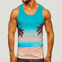 Topovi s naramenicama za muškarce Muška ljetna majica za surfanje na plaži Plus size ležerni prozračni top bez rukava široka majica