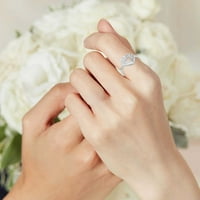 + Ženski modni statement nakit prsten od nehrđajućeg čelika dan retro dan Titan podesivi prsten otvoreni zaručnički prsten za djevojke