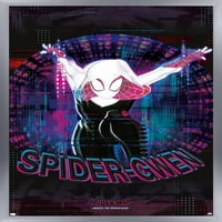 Zidni plakat Spider-Man: s druge strane elementa pauka - Guen spider, 22.37534 uokviren