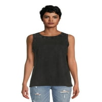 Ženska majica bez rukava za mineralno pranje u mumbo-mumbo veličinama