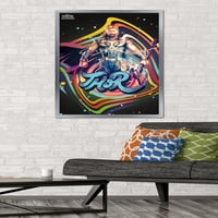 Zidni plakat Thor: ljubav i grom - kvadrati, uokvireni 22.37534