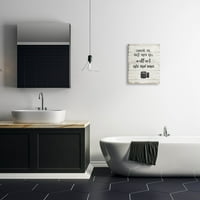 Stupell Industries Promjena toaletnog papira Smiješna grafička umjetnička galerija zamotana platna za tisak zidne umjetnosti, dizajn