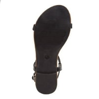 Sandale s otvorenim nožnim prstima s mekanim krznom u stilu v-vampa