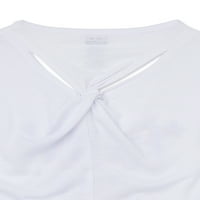 Aktivne majice i kratke hlače za stražnje djevojke postavljene s kosom Scrunchie, 3-komad, veličine 4-16