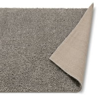 Dobro tkani jednobojni Moderni Jednobojni sivi Debeli čupavi tepih za traku za trčanje od 2'7'3