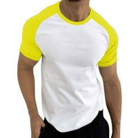 Muške polo majice za muškarce Muška kolekcija majica kratkih rukava srednje veličine u žutoj boji