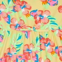 Star Ride Girls Flutter Rukav cvjetna maxi haljina, veličine 4-16
