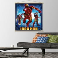 Kinematografski svemir - Iron Man - zidni plakat s drvenim magnetskim okvirom, 22.375 34