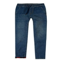 Silver Jeans Co. Boys Skinny Fit Fleece obložen traper traperice, veličine 4-16