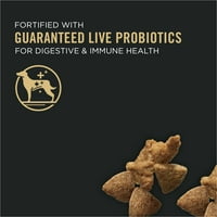 Purina Pro Plan visoke proteinske pseće hrane s probioticima za pse, nasjeckana mješavina puretina i riža formula, lb.