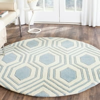 Ručno tkani tepih od Bjelokosti od bjelokosti u boji 9760