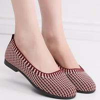 Kvalitetne ženske cipele za odrasle; ženske ljetne ravne cipele; ženske ravne cipele s okruglim nožnim prstima; cipele za slobodno