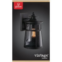 Globus Electric Ezekiel 1-Vintage zidna svjetiljka od lagane prirodne bronce
