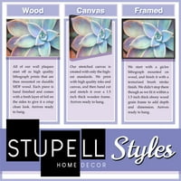 Stupell Home Décor Snažne žene Inspirativni cvjetni dizajn Word Canvas Wall Art by Gigi Louise