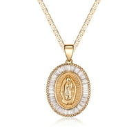 Zlatna ogrlica Majke Marije od 18 karata