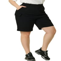 Jedinstveni prijedlozi Ženske kratke midi hlače s teretnim džepom za trčanje Plus veličine