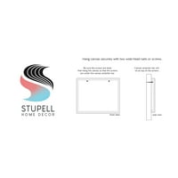 Stupell Industries Farm House Charm fraza Sažetak uzorka zrna tipografija Grafička umjetnička galerija omotana platno print zidna