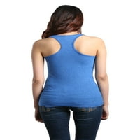 Ženska majica bez rukava veličine plus veličine u Kraljevsko plavoj boji
