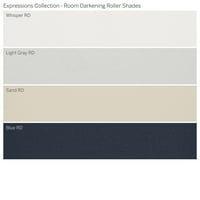 Kolekcija prilagođenih izraza, bežična soba za potamnjenje valjka, plava, 3 4 Širina 72 Duljina