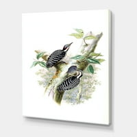 Drevne ptice u divljim V slikarskim platnenim umjetničkim tiskom