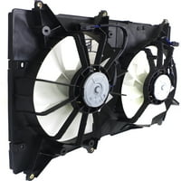 Zamjena t Sklop ventilatora za hlađenje kompatibilno s 2001.- Toyota Highlander 1999- Lexus R radijator