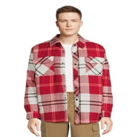 George muška i velika muška jakna s košuljom od flanela, veličine S-3xl