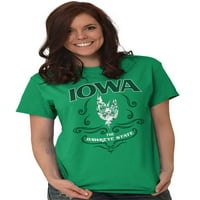 Ženska t-shirt s grafičkim po cijeloj površini The Iowa State Feminism Farm, majice marke Brisco