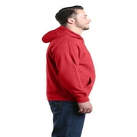 Muška majica s kapuljačom s kapuljačom za Valentinovo-velika crvena